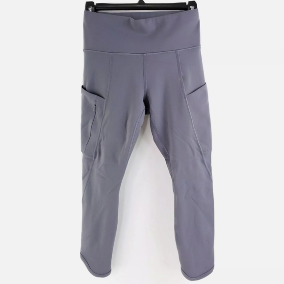 Athleta Pants - Athleta XS Solid Zipped Pocket Workout Leggins